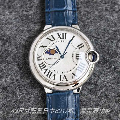TW Factory Cartier Ballon Bleu 8217 Movement 42/37/33MM Watch